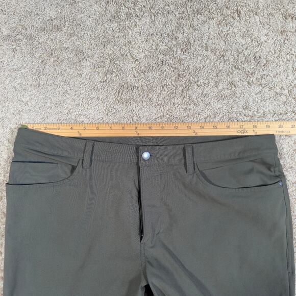 Lululemon ABC Pant Classic Green Men's 38x30 Warpstreme M5583S - Picture 4 of 10